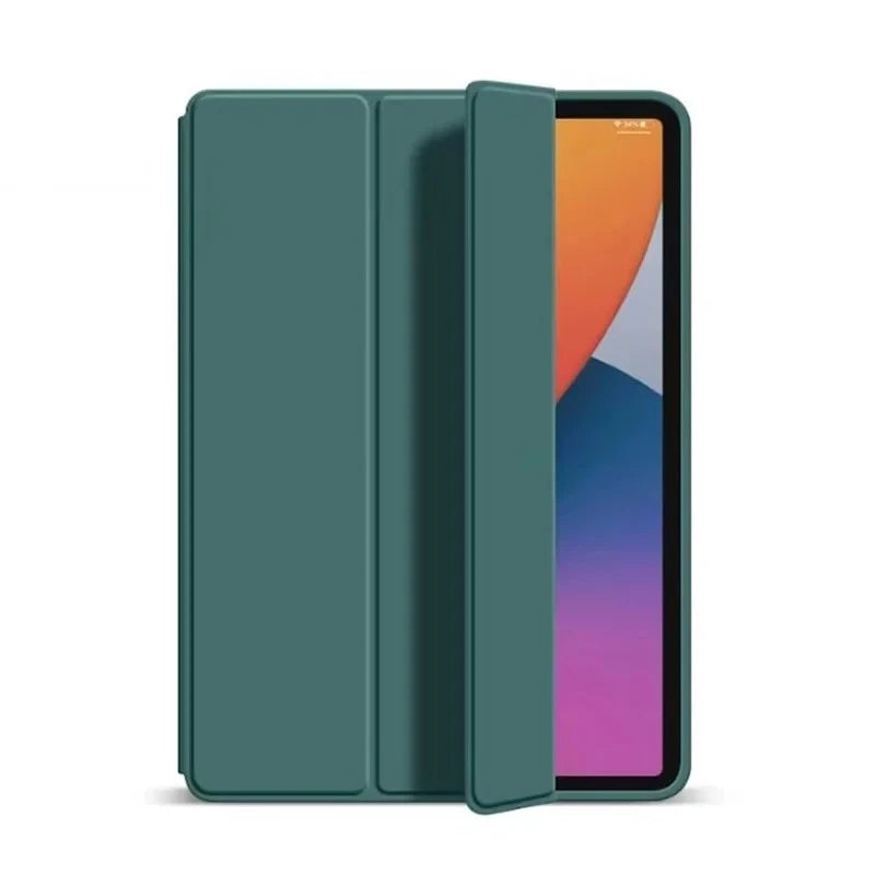 Silicone Trifold Case for Xiaomi Redmi Pad SE 11" & Pad 2 Tablet Case Axl dark green redmi pad211inch