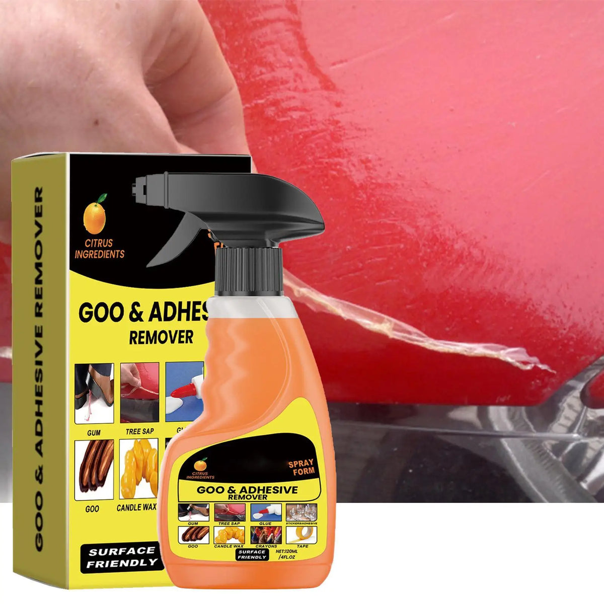 Odorless Adhesive Remover Spray – 120ml Multi-Surface Cleaner Adhesive Remover Spray Axl Default Title