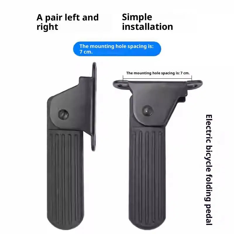 2-Pack Foldable Metal Motorcycle Foot Pegs – Universal Fit Motorcycle Foot Pegs Axl B3