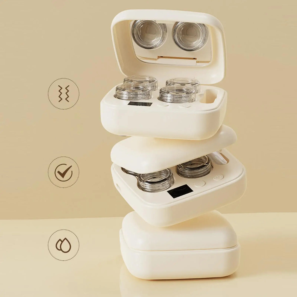 Portable Ultrasonic Contact Lens Cleaner | Type-C Charging Contact Lens Cleaner Axl