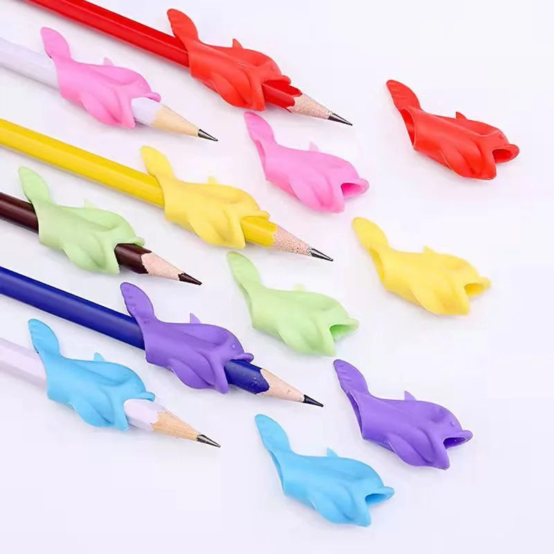 Fish Silicone Pencil Grip – Writing Posture Guide for Kids Pencil Grip Aid Axl