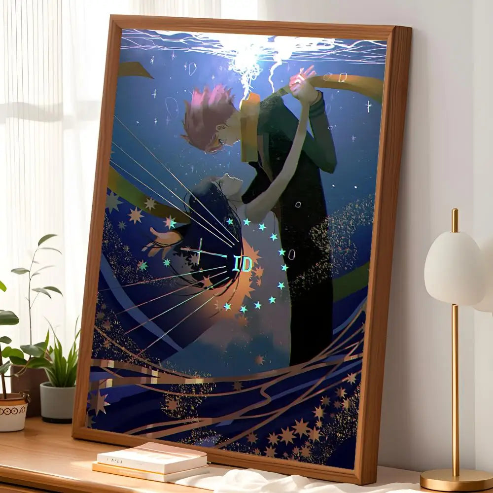 ID: Invaded Anime Poster – Self-Stick HD Waterproof Wall Art Anime Wall Poster Axl