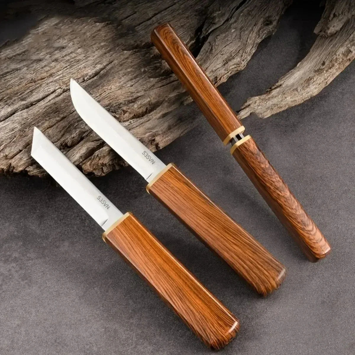 2-in-1 Double Blade Kitchen Knife – Cleaver & Utility Knife Combination Kitchen Knife Axl