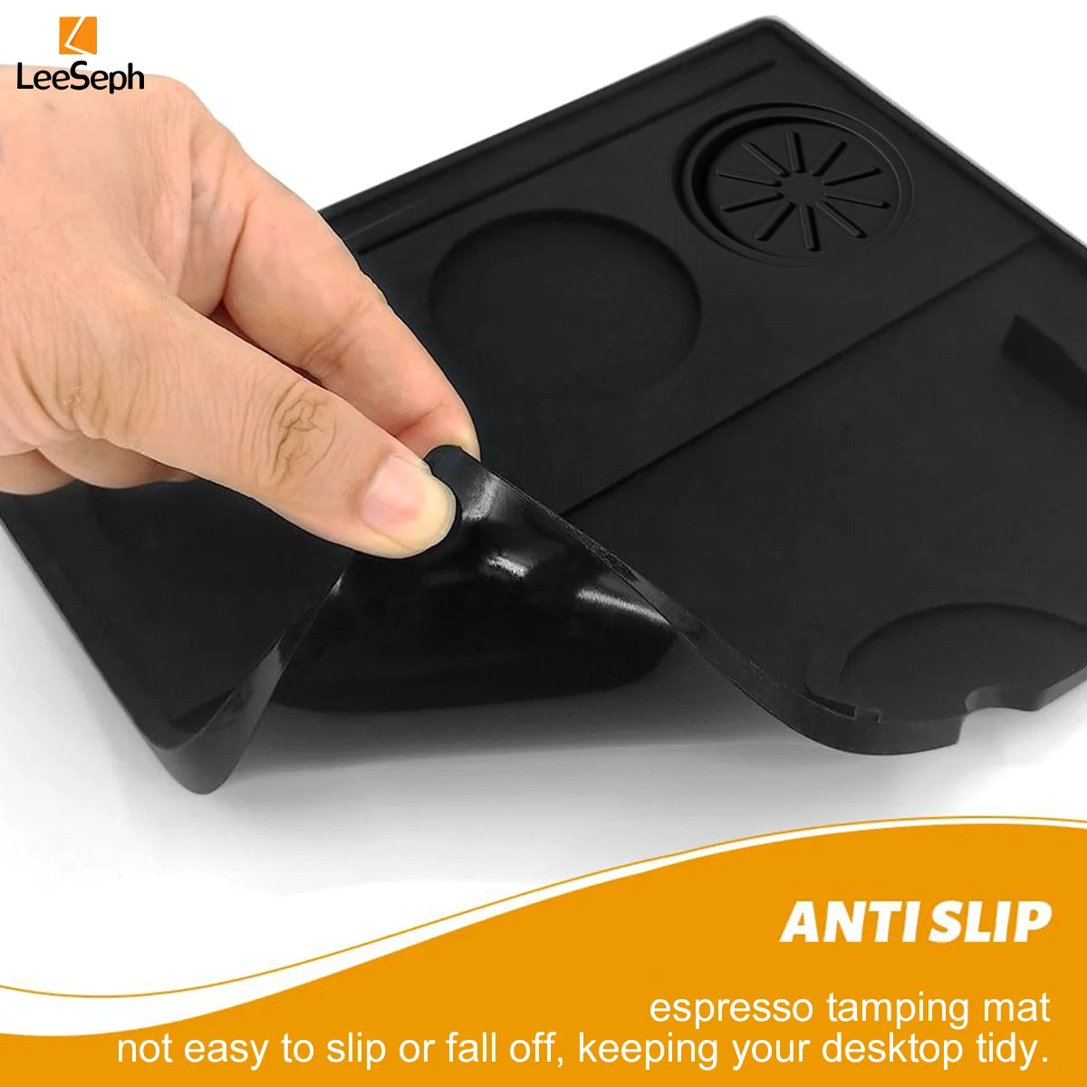 Silicone Espresso Tamping Mat & Station – 51/53/58mm Barista Espresso Tamping Mat Axl
