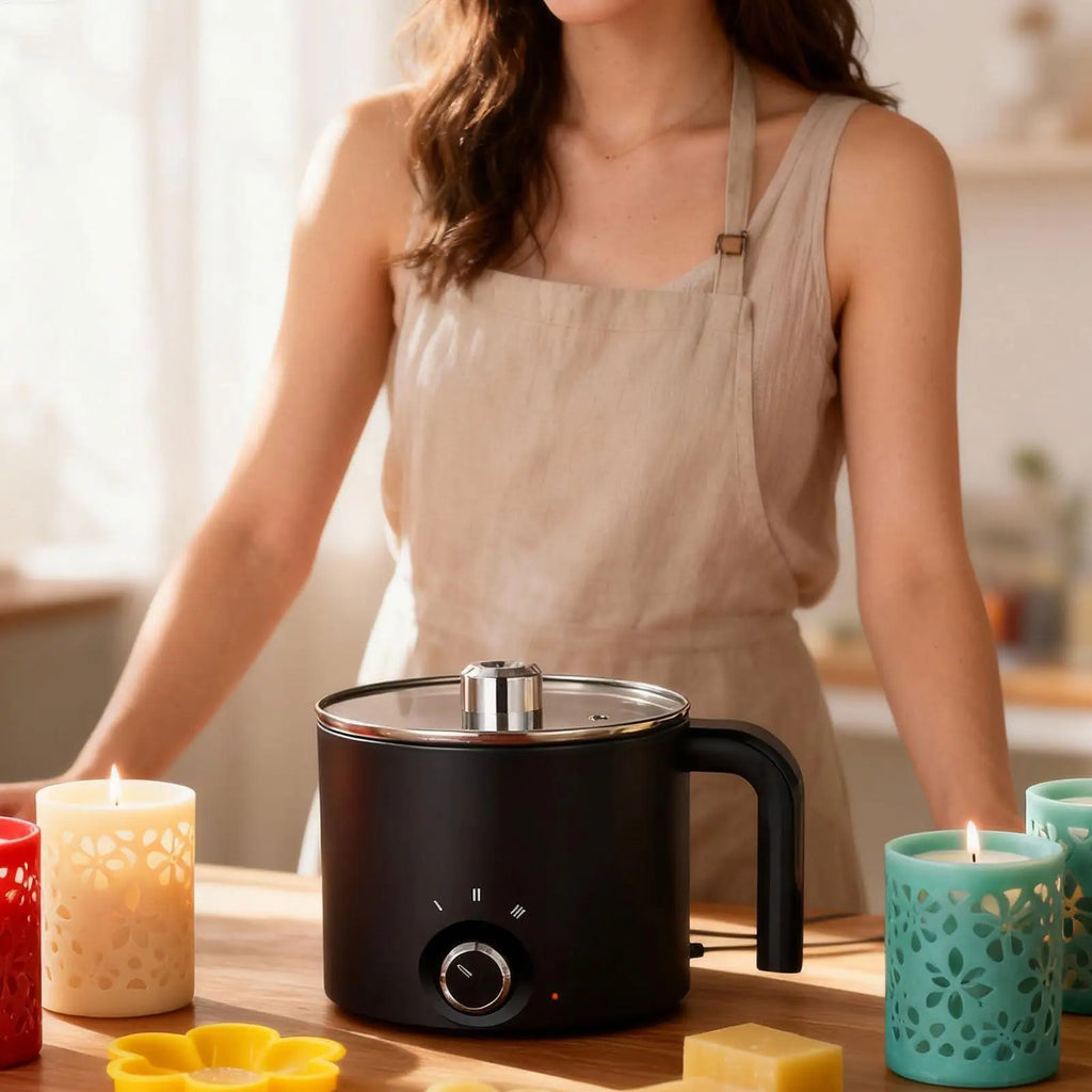 1.5L Electric Wax Melting Pot – Candle & Soap Melter Wax Melting Pot Axl