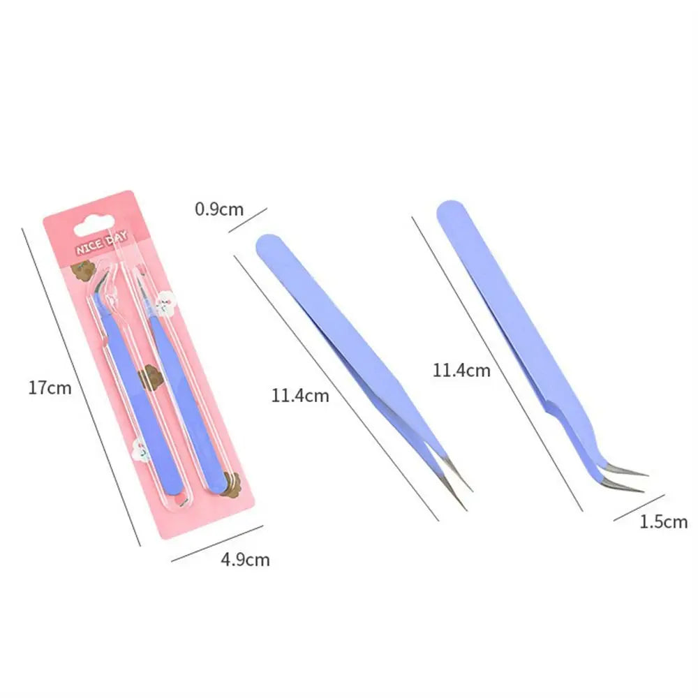 Macaroon Color Sticker Tweezers – DIY Journal Craft Tool Craft Tweezers Axl