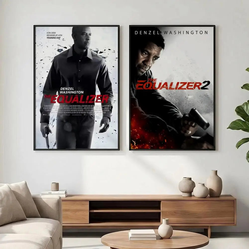 The Equalizer Movie Poster – HD Waterproof Wall Art Print Movie Wall Poster Axl