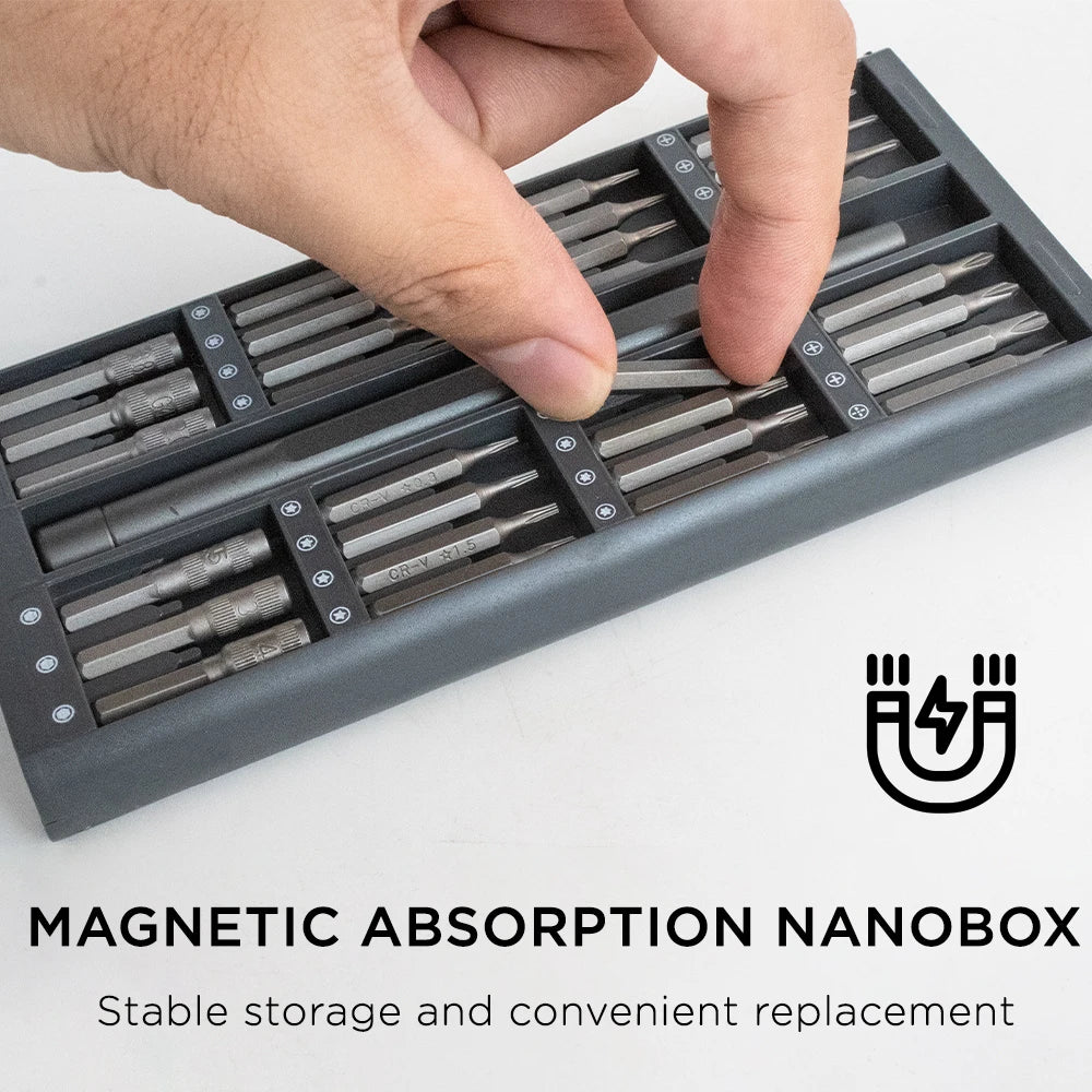 25-in-1 Magnetic Precision Screwdriver Set – Torx Hex Bits Precision Screwdriver Set Axl