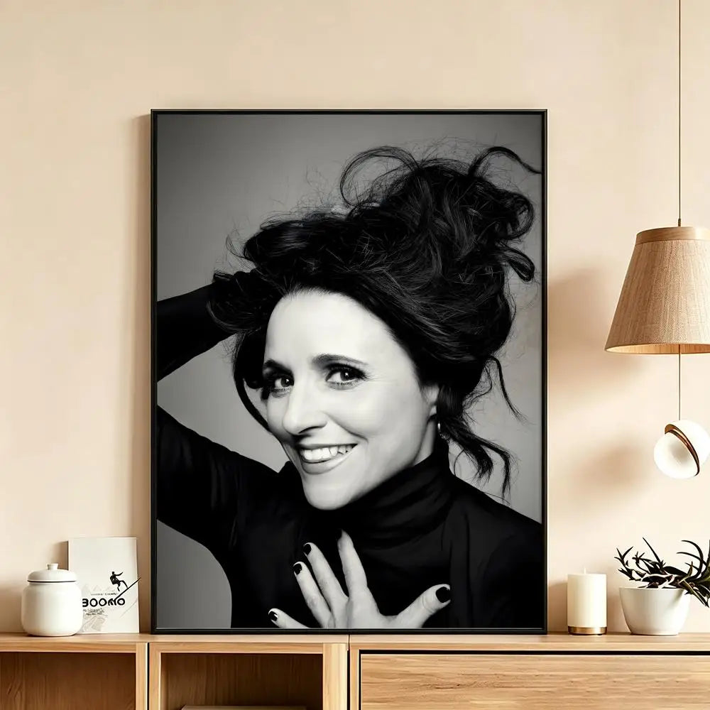 Julia Louis-Dreyfus HD Art Poster – Waterproof Wall Décor Wall Art Poster Axl White15 15X20cmNoframe