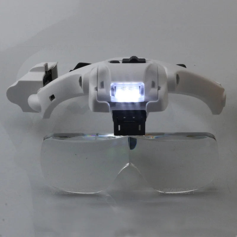LED Magnifier Glasses 1.2X–4.5X | Jewellery & Watch Loupe LED Magnifier Glasses Axl