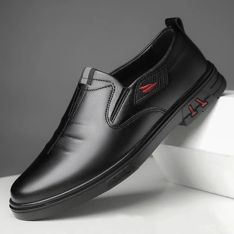 Men's Genuine Cow Suede Leather Loafers – Handmade Slip-On Leather Loafers Axl