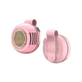 5-Speed Clip-On Waist Fan – USB Rechargeable Portable Mini Fan Portable Clip-On Fan Axl Pink
