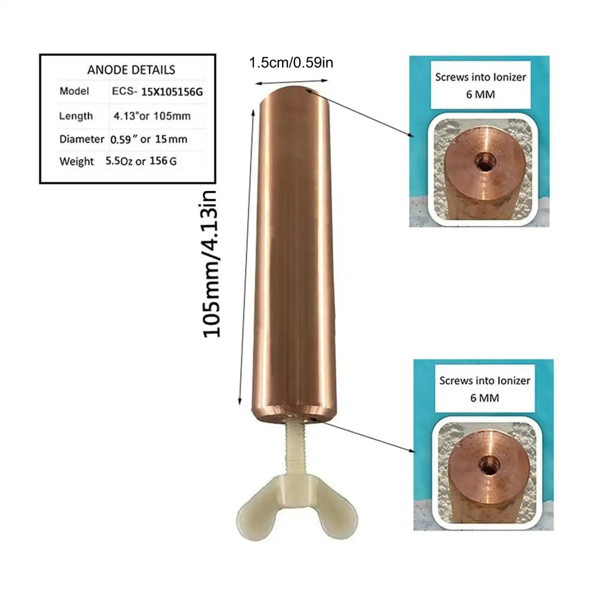 Solar Copper Pool Ionizer – Floating RGB LED Cleaner Pool Ionizer Axl