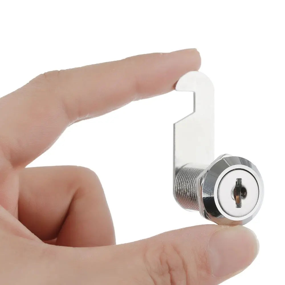 Zinc Alloy Cam Lock with 2 Keys – Cabinet Drawer Mailbox Cam Lock Axl