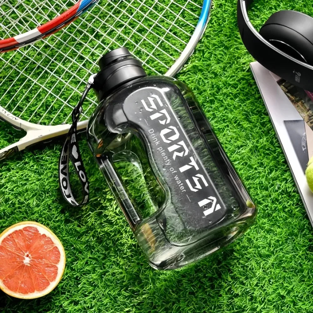 Large Capacity Sports Water Bottle with Straw – 2.7L / 1.7L Sports Water Bottle Axl