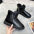 Women's Plush Ankle Snow Boots – Zip Winter Boots EU 34–48 Women's Snow Boots Axl black 38