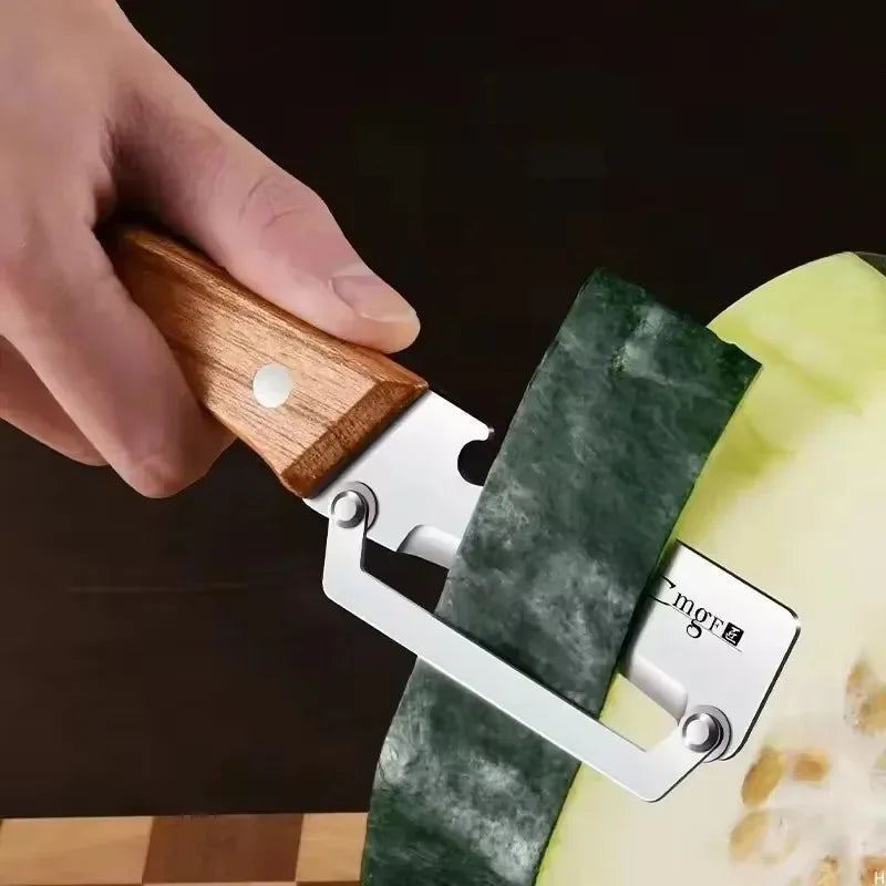 Stainless Steel Vegetable Peeler with Wooden Handle Vegetable Peeler Axl