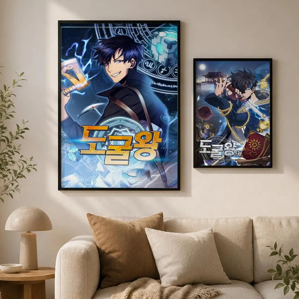 Tomb Raider King Manhwa PVC Wall Poster – Peel & Stick HD Art Wall Art Poster Axl