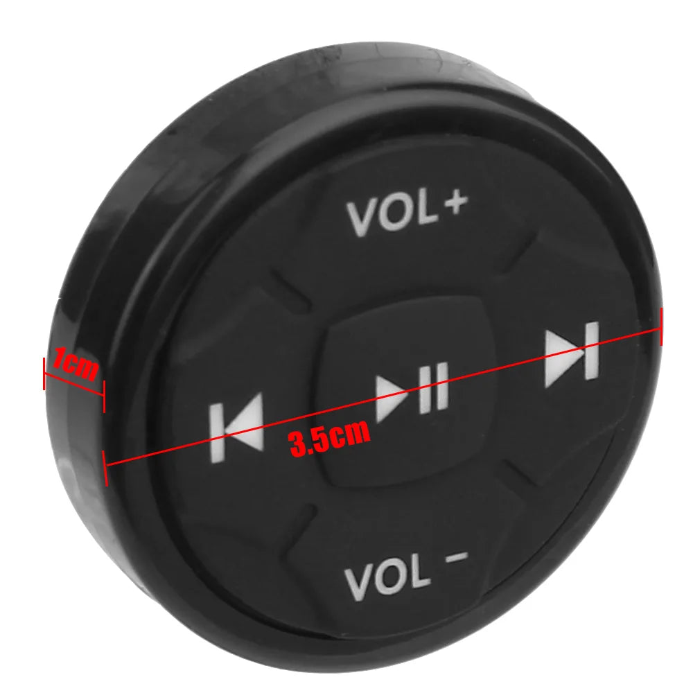 Bluetooth Steering Wheel Remote – 5-Key Car Media Controller Car Remote Control Axl