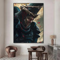Blasphemous Game Poster – HD Waterproof PVC Wall Sticker Wall Poster Sticker Axl White06 40X50cmNoframe