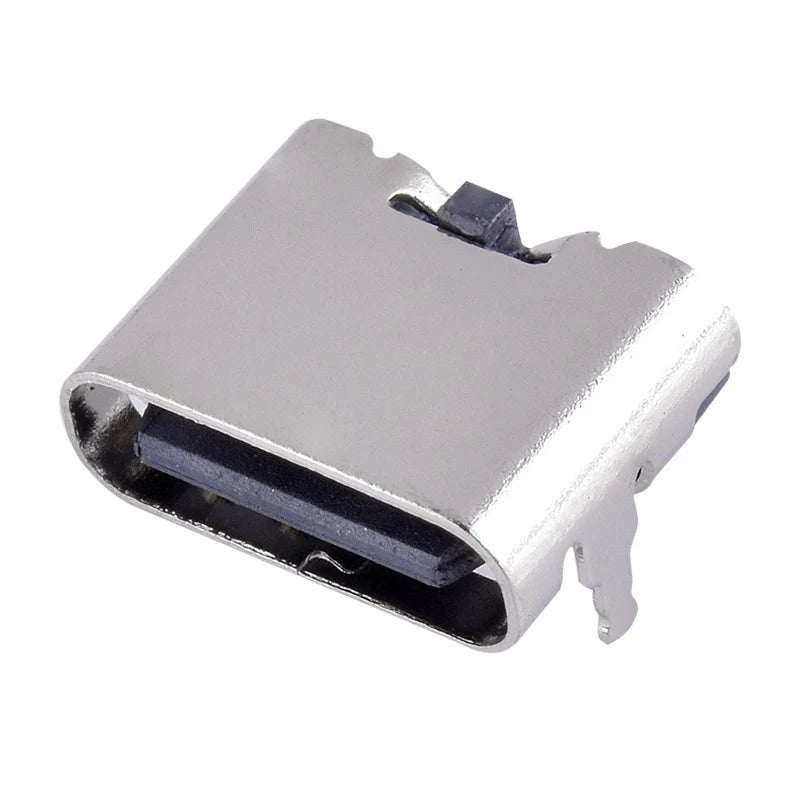 10Pcs USB 3.1 Type-C Female Connector Socket 2-Pin Power Jack USB-C Connector Socket Axl