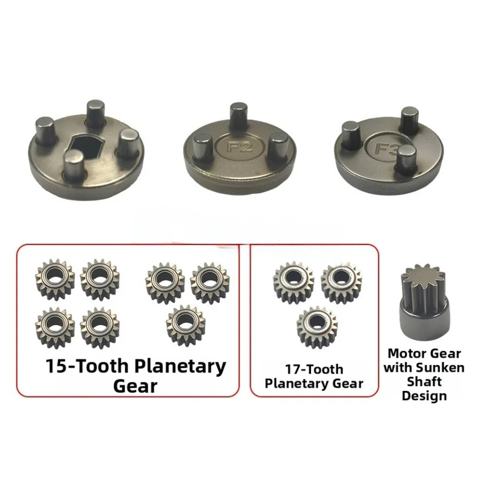 NEWONE Gearbox Reduction Kit for 25mm Electric Pruning Shears Pruner Gearbox Kit Axl