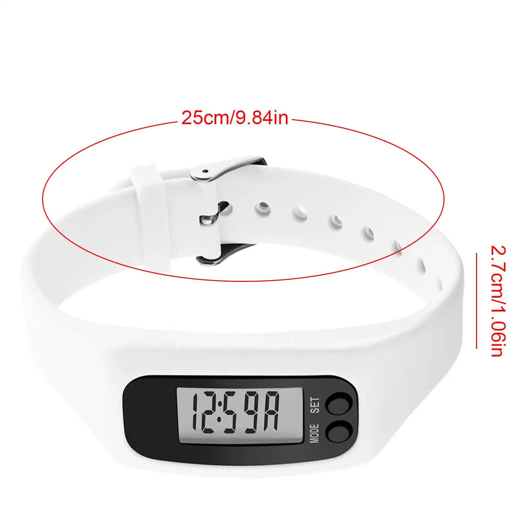 Pedometer Wristband Watch – Step Counter & Calorie Tracker Pedometer Fitness Watch Axl