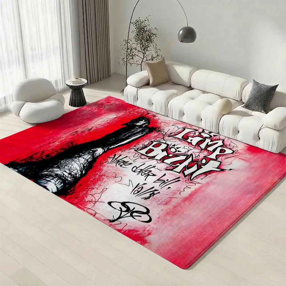 Limp Bizkit Flannel Floor Mat – Non-Slip Indoor Rug Flannel Floor Mat Axl