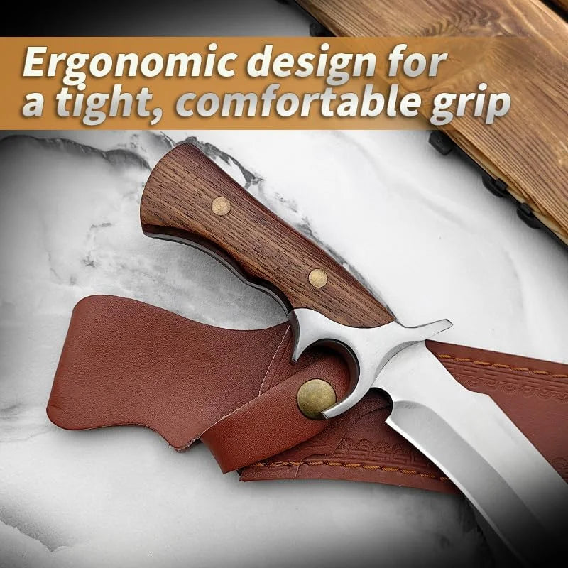 M390 Carbon Steel Boning Knife – Sharp Butcher Meat Cleaver Boning Knife Axl