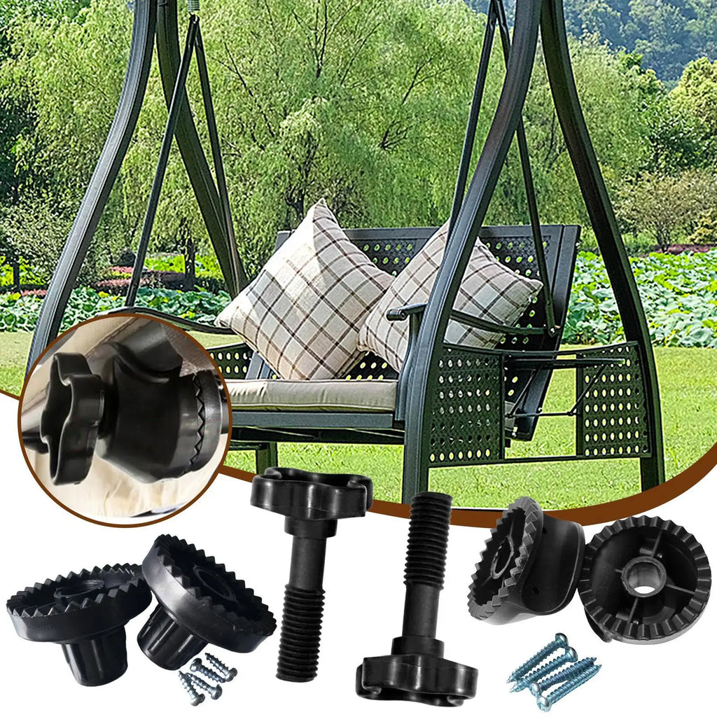 Swing Chair Canopy Bracket Replacement Kit – Rustproof Outdoor Swing Canopy Frame Kit Axl