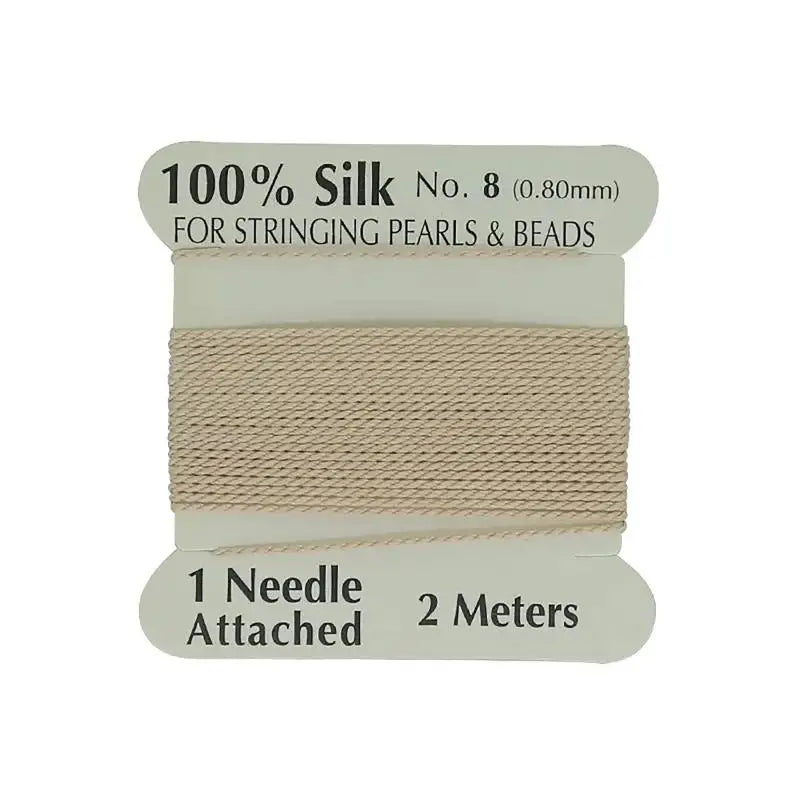 0.8mm Natural Silk Cord 2M – Multicolor DIY Jewelry Making Jewelry Making Cord Axl Pink