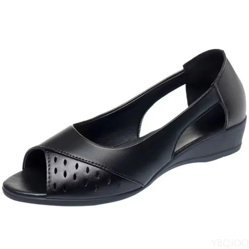 Women's Non-Slip Wedge Sandals – Breathable Slip-On Summer Shoe Women's Wedge Sandals Axl