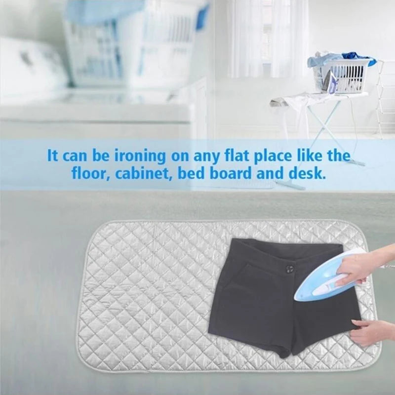Portable Ironing Mat – Heat Resistant Non-Slip Cotton Pad Ironing Mat Axl