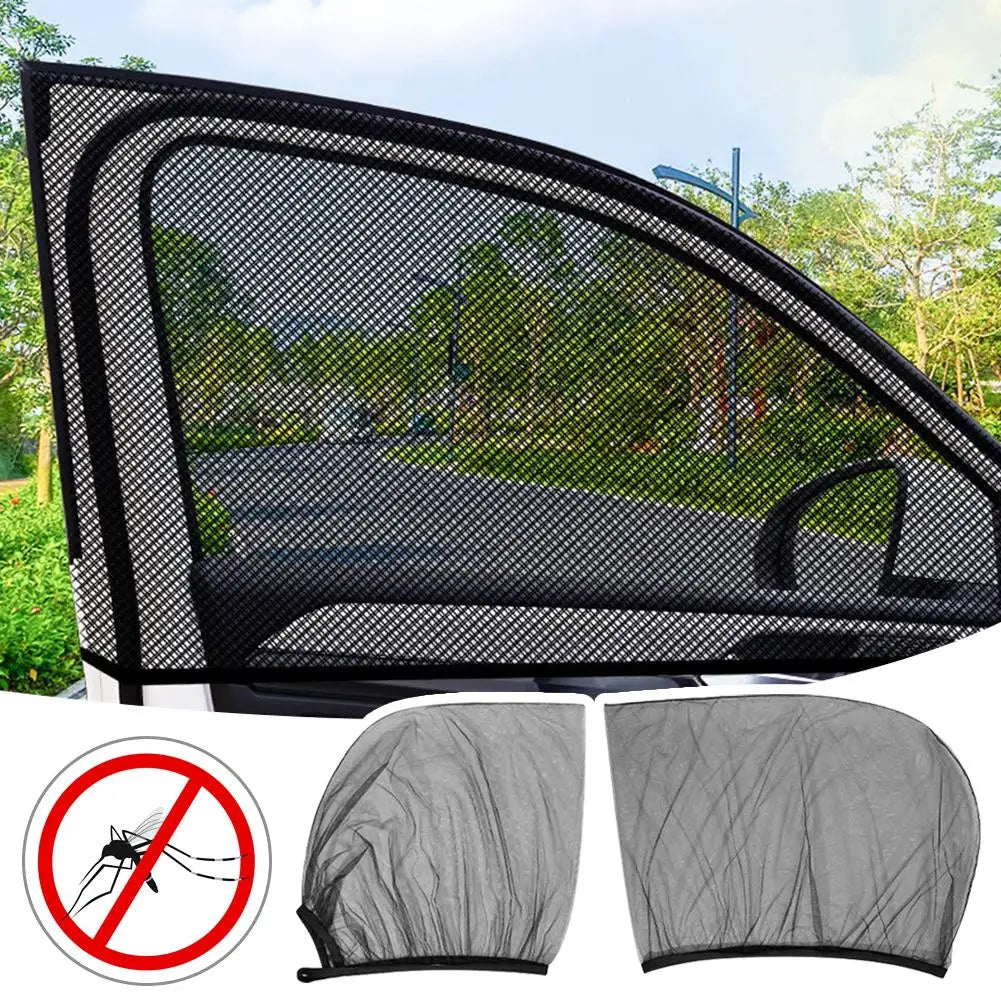 Car Side Window Sunshade Mesh Curtain – Universal SUV Fit Car Window Sunshade Axl