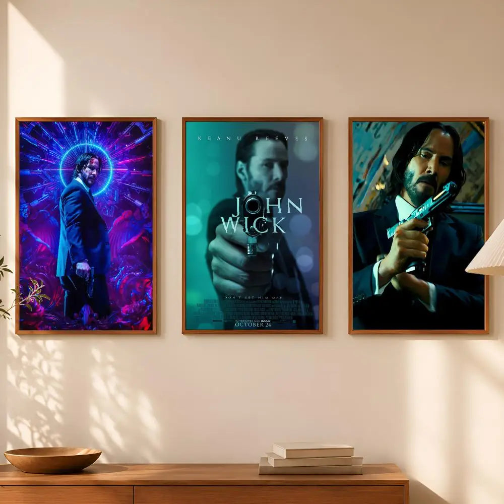Keanu Reeves Self-Stick HD Wall Art Poster – Waterproof Decor Wall Art Poster Axl