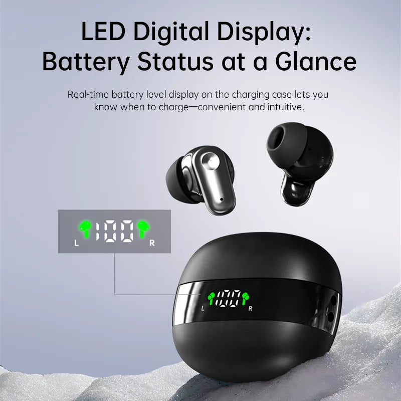 MINI550 Wireless TWS Earbuds – ANC Bluetooth Headphones LED TWS Bluetooth Earbuds Axl