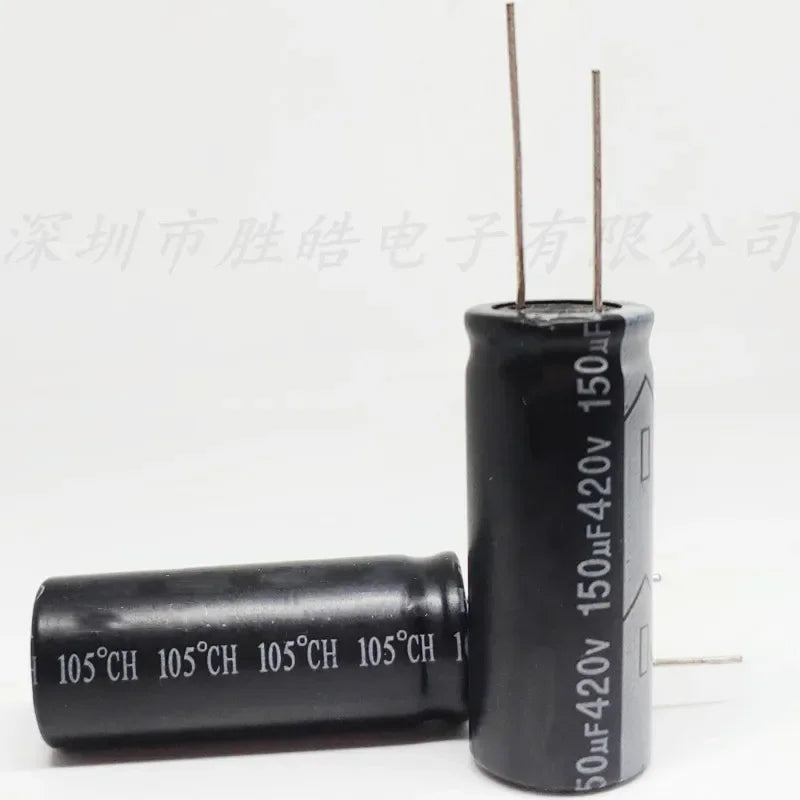 NioCen 420V 150UF Aluminum Electrolytic Capacitors 18x40mm 2PCS Electrolytic Capacitor Axl Default Title