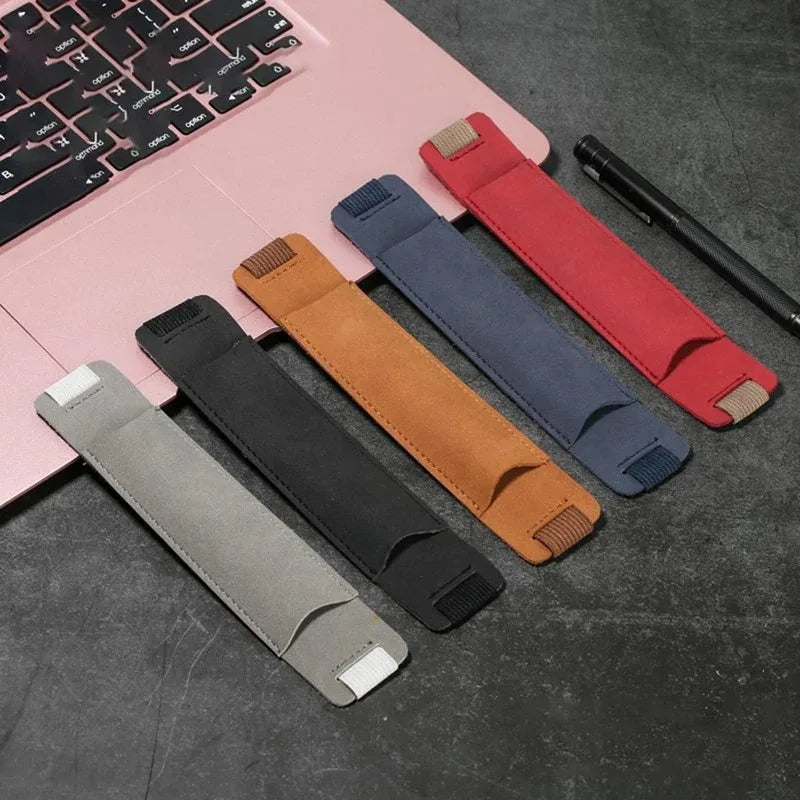 PU Leather Elastic Pen Holder – Adjustable Notebook Pen Sleeve Notebook Pen Holder Axl