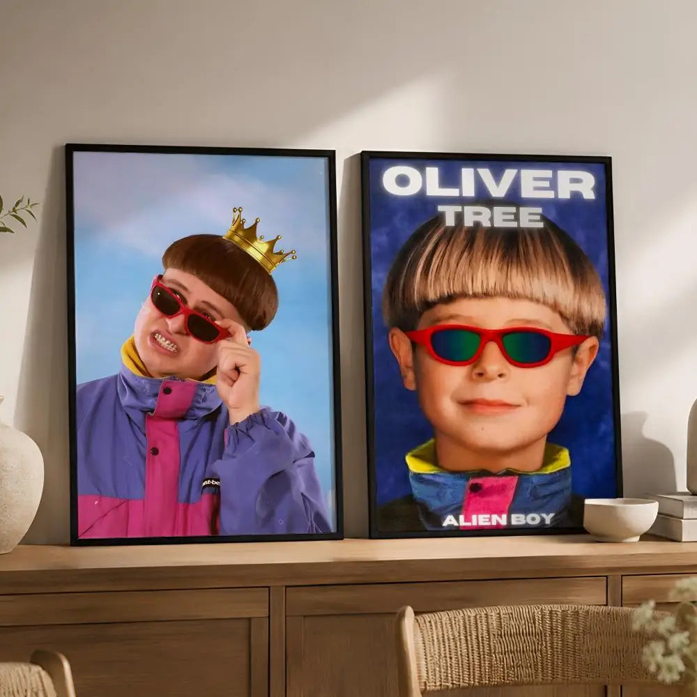 Oliver Tree Waterproof PVC Wall Poster – Peel & Stick HD Art Wall Art Poster Axl