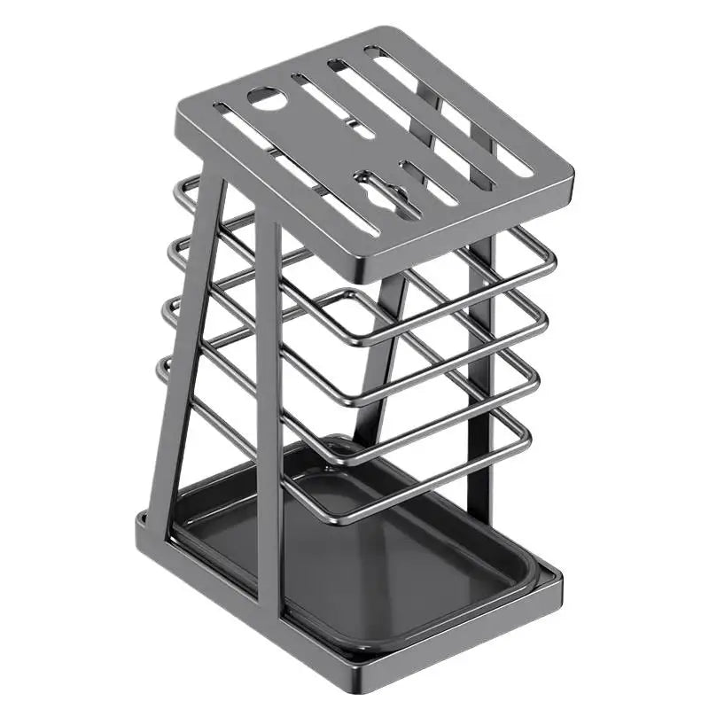 Countertop Knife Stand with Drain Tray | Kitchen Knife Rack Knife Storage Rack Axl
