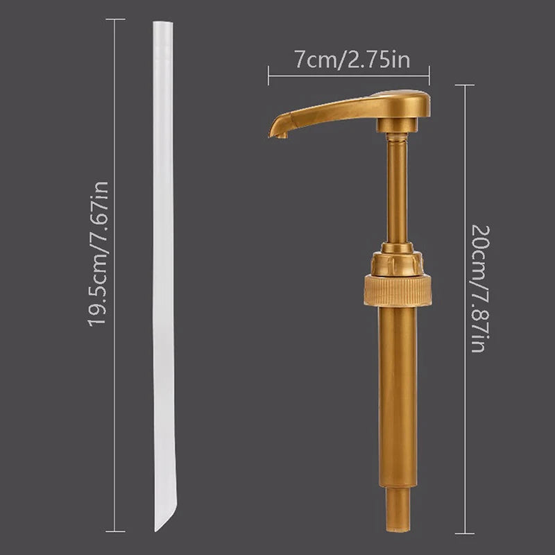750ml Syrup Pump Dispenser – 10ml Dose, Food-Grade PP Syrup Pump Dispenser Axl
