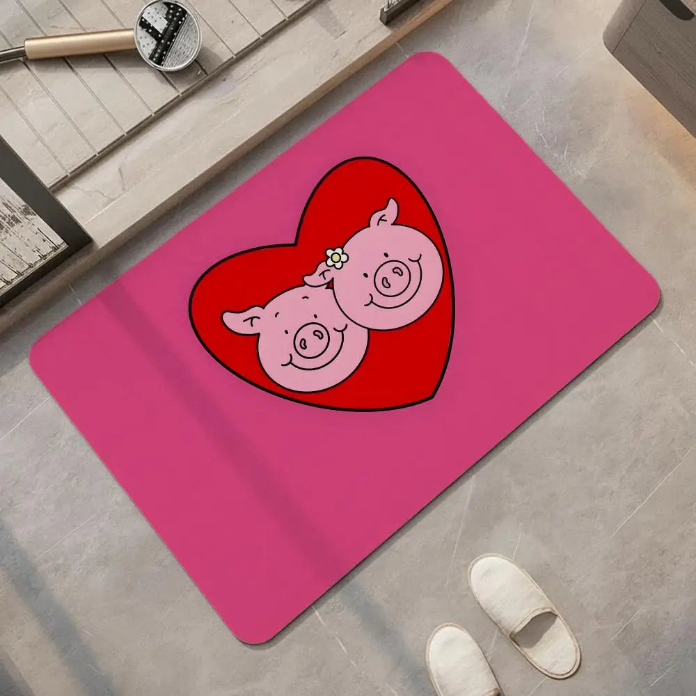 Masha & The Bear Diatomite Bath Mat – Quick Dry & Non-Slip Diatomite Bath Mat Axl
