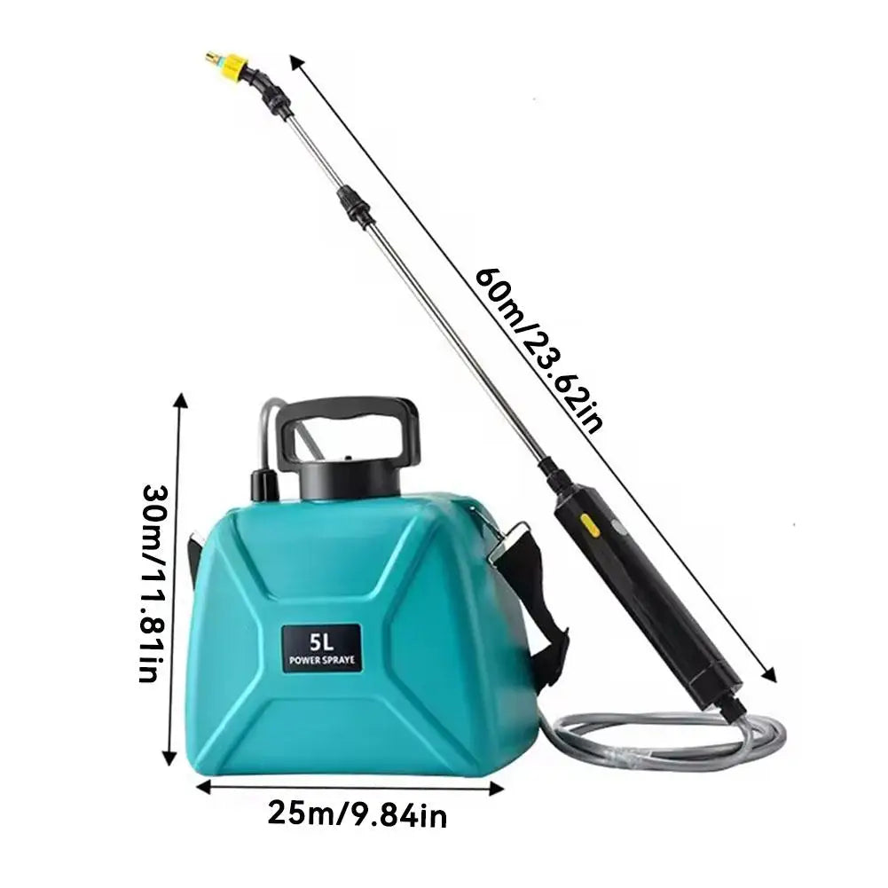 5L Rechargeable Electric Garden Sprayer – 3-Nozzle Backpack Electric Garden Sprayer Axl