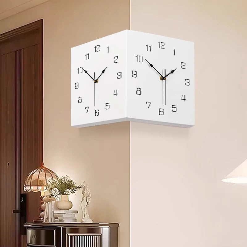 Modern Silent Wall Clock 30cm Wood Square – Home Decor Silent Wall Clock Axl
