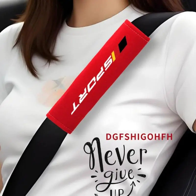Soft Velveteen Car Seat Belt Cushion | 7 Colors, Universal Fit Seat Belt Cushion Axl