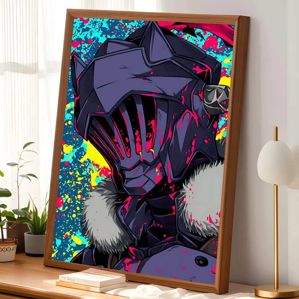 Goblin Slayer Anime Wall Poster – Self-Stick HD Waterproof Decor Anime Wall Poster Axl
