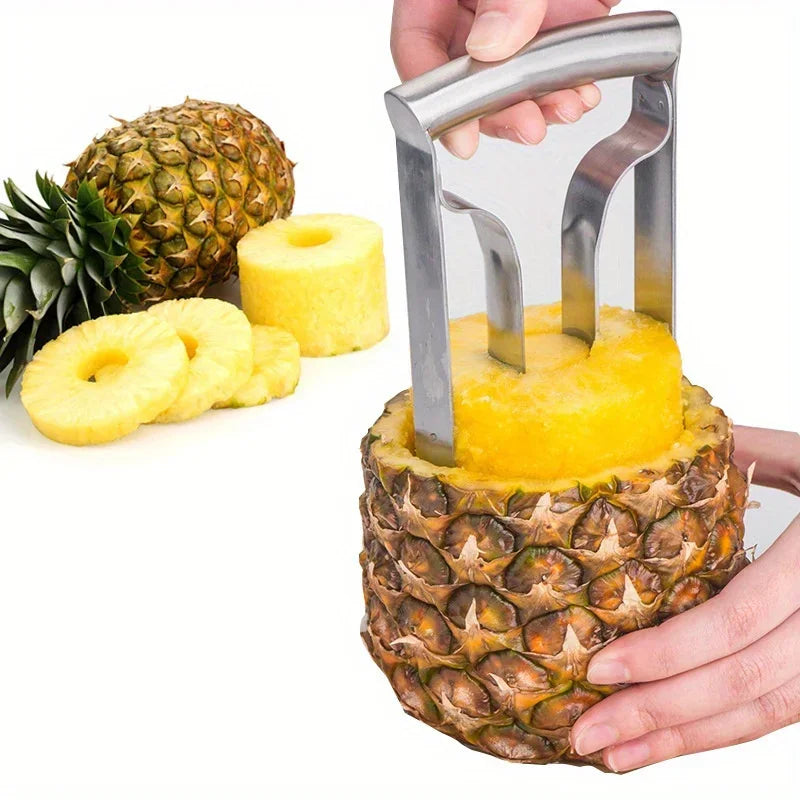 Stainless Steel Pineapple Corer Slicer & Peeler Tool Fruit Corer Slicer Axl