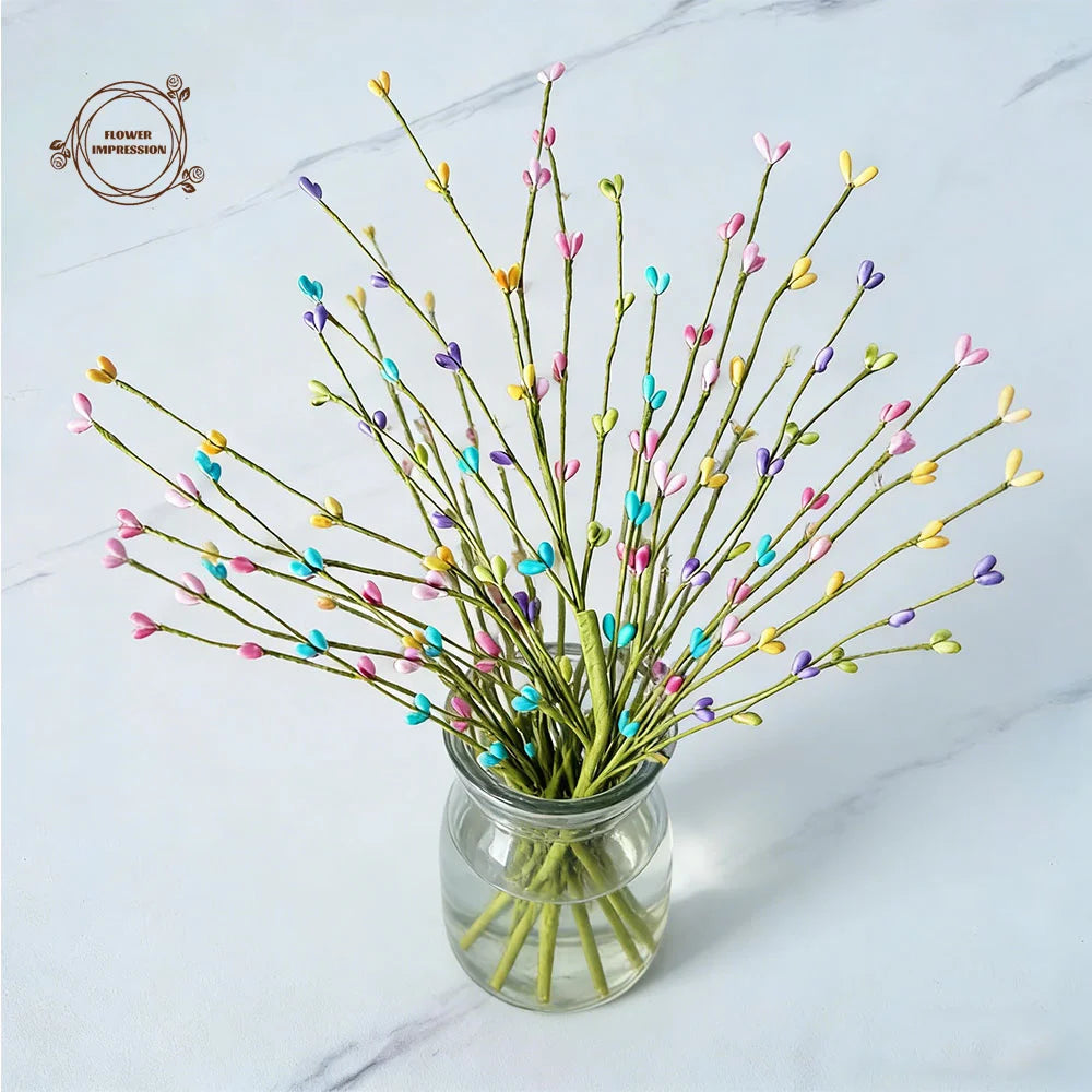 Faux Berry Stems – Artificial Easter Sprays for Wreaths & Decor Artificial Berry Stems Axl