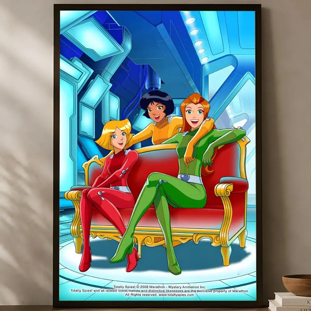 Totally Spies Self-Stick HD PVC Wall Poster – Waterproof Wall Art Poster Axl White08 15X20cmNoframe