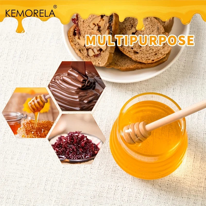 Glass Sugar Jar with Wooden Lid, Spoon & Coaster | Borosilicate Glass Sugar Jar Axl